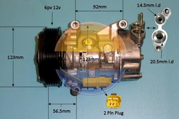 Auto Air Gloucester 14-7482 - Компрессор кондиционера autodnr.net