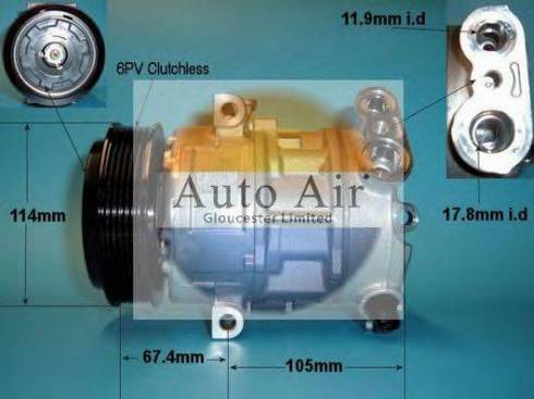 Auto Air Gloucester 14-7489 - Компрессор кондиционера autodnr.net