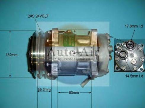 Auto Air Gloucester 14-8045 - Компрессор кондиционера autodnr.net