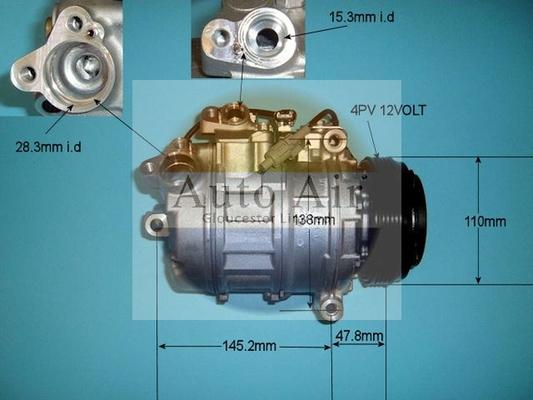 Auto Air Gloucester 14-9152 - Компрессор кондиционера autodnr.net