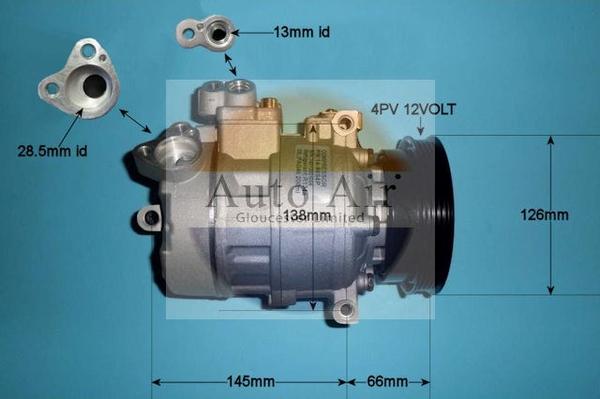 Auto Air Gloucester 14-9694P - Компрессор кондиционера autodnr.net