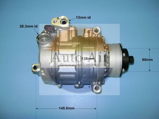 Auto Air Gloucester 14-9725 - Компресор, кондиціонер autocars.com.ua