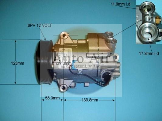 Auto Air Gloucester 14-9743 - Компрессор кондиционера autodnr.net