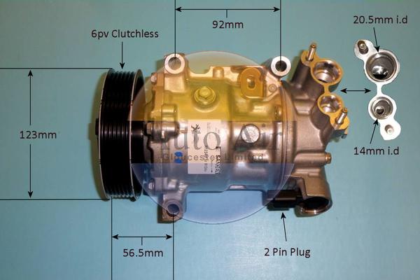 Auto Air Gloucester 14-9786 - Компрессор кондиционера autodnr.net