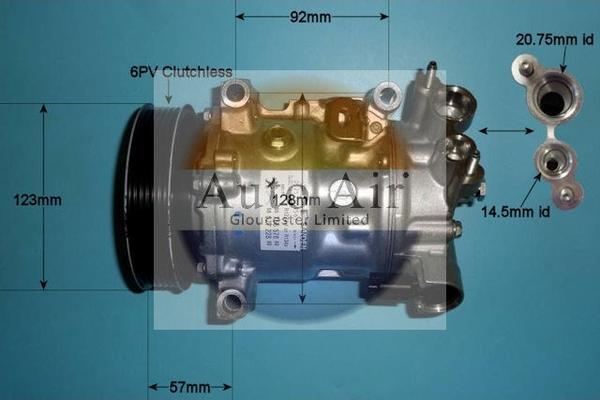 Auto Air Gloucester 14-9786 - Компрессор кондиционера autodnr.net