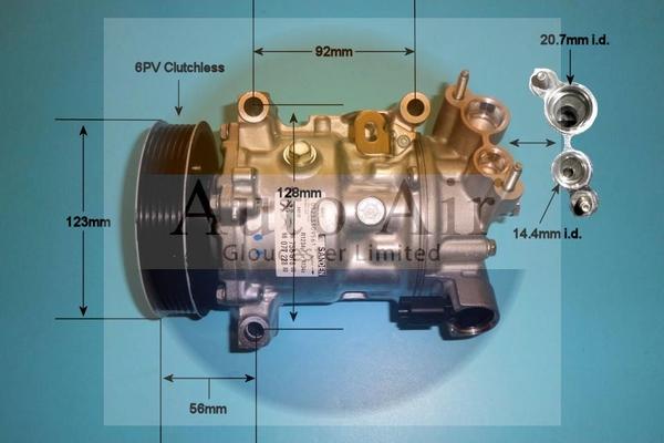 Auto Air Gloucester 14-9786 - Компрессор кондиционера autodnr.net