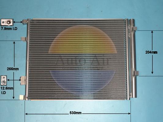 Auto Air Gloucester 16-0023 - Конденсатор, кондиціонер autocars.com.ua