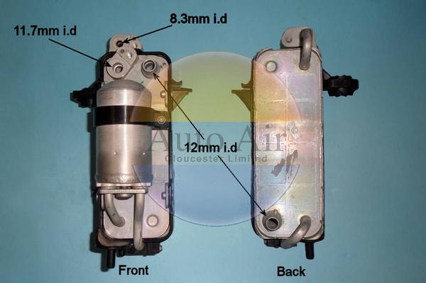 Auto Air Gloucester 16-0096 - Конденсатор, кондиціонер autocars.com.ua