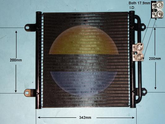 Auto Air Gloucester 16-0099 - Конденсатор, кондиціонер autocars.com.ua