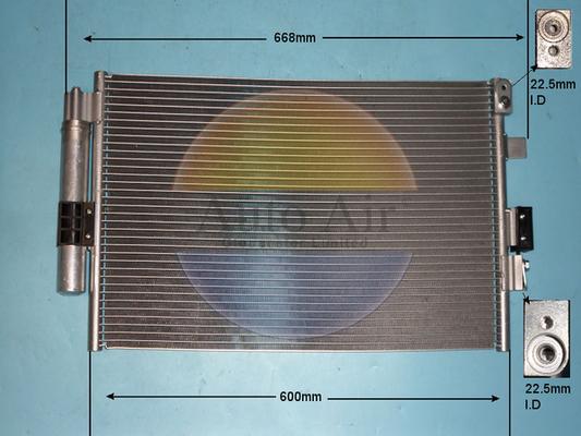 Auto Air Gloucester 16-0125 - Конденсатор, кондиціонер autocars.com.ua