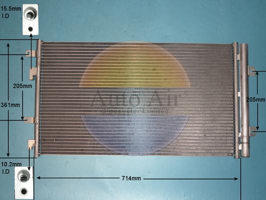 Auto Air Gloucester 16-0131 - Конденсатор, кондиціонер autocars.com.ua