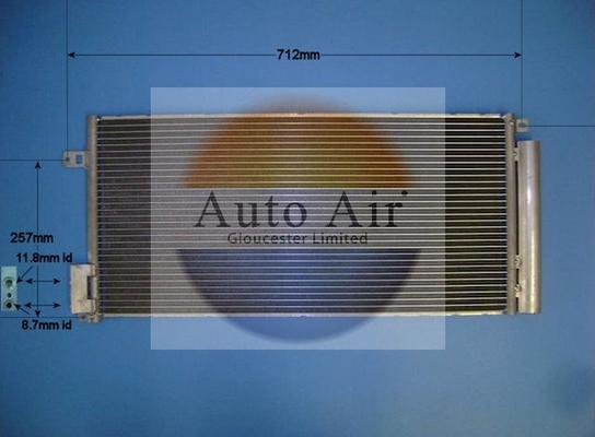 Auto Air Gloucester 16-1066 - Конденсатор кондиционера autodnr.net