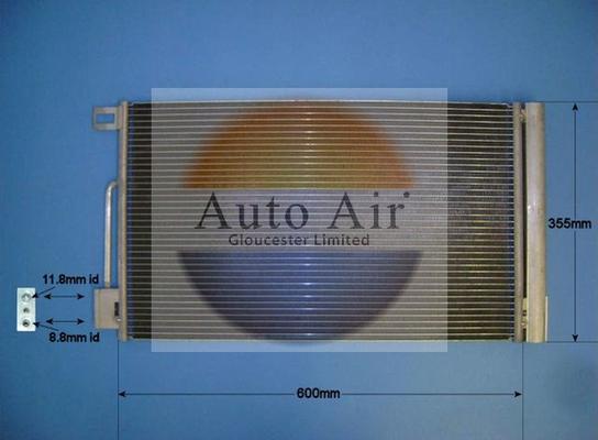 Auto Air Gloucester 16-1067 - Конденсатор кондиционера autodnr.net