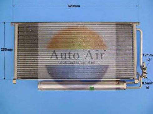 Auto Air Gloucester 16-1085A - Конденсатор, кондиціонер autocars.com.ua
