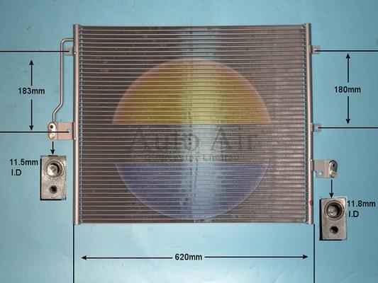 Auto Air Gloucester 16-1129 - Конденсатор, кондиціонер autocars.com.ua