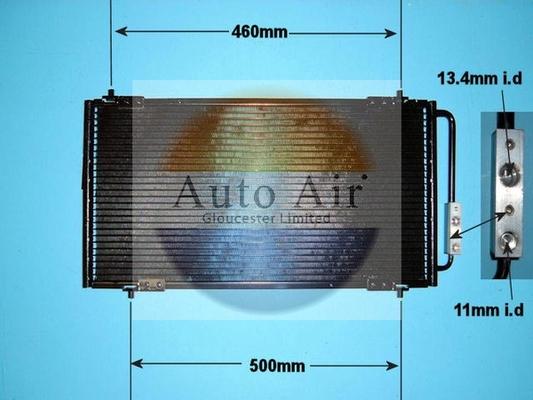 Auto Air Gloucester 16-1215 - Конденсатор, кондиціонер autocars.com.ua