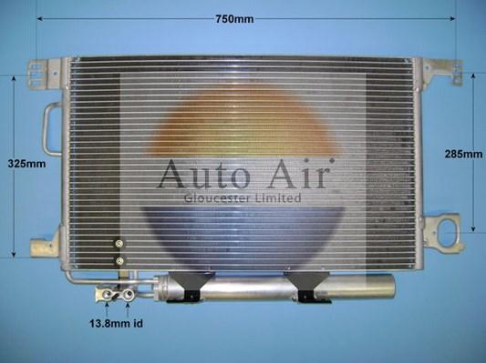 Auto Air Gloucester 16-1340 - Конденсатор, кондиціонер autocars.com.ua