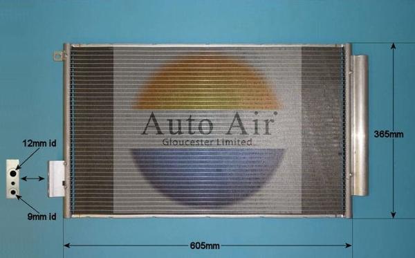 Auto Air Gloucester 16-1994 - Конденсатор, кондиціонер autocars.com.ua