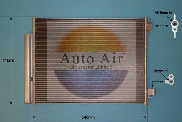 Auto Air Gloucester 16-1995 - Конденсатор кондиционера autodnr.net