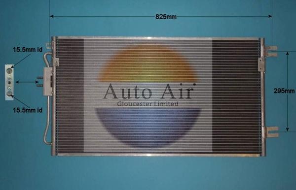Auto Air Gloucester 16-1999A - Конденсатор, кондиціонер autocars.com.ua