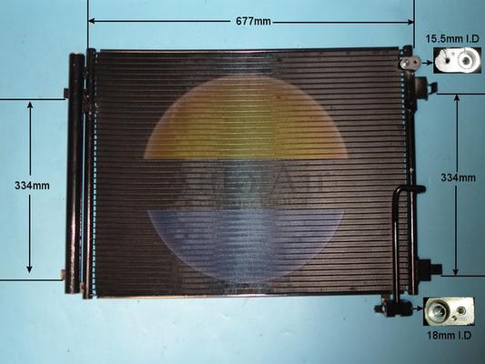 Auto Air Gloucester 166243 - Конденсатор, кондиціонер autocars.com.ua