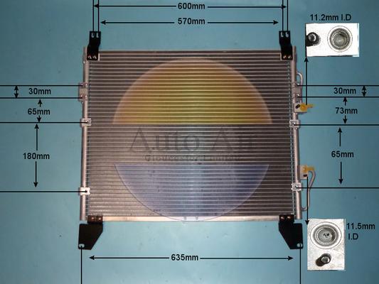 Auto Air Gloucester 16-6244 - Конденсатор, кондиціонер autocars.com.ua