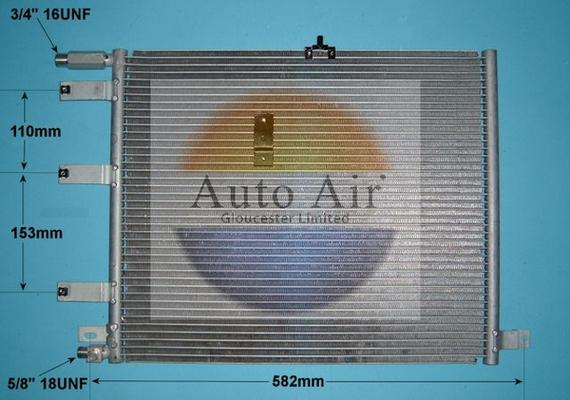 Auto Air Gloucester 16-6499 - Конденсатор, кондиціонер autocars.com.ua