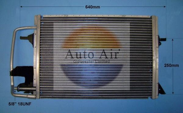 Auto Air Gloucester 16-6510 - Конденсатор, кондиціонер autocars.com.ua