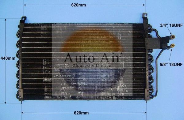 Auto Air Gloucester 16-6551 - Конденсатор, кондиціонер autocars.com.ua