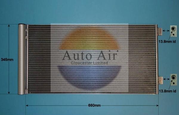 Auto Air Gloucester 16-8923 - Конденсатор кондиционера autodnr.net