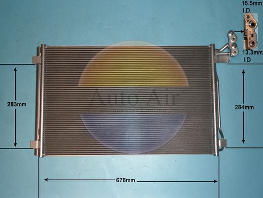 Auto Air Gloucester 16-9135 - Конденсатор, кондиціонер autocars.com.ua