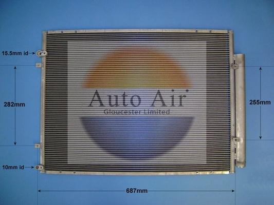 Auto Air Gloucester 16-9674 - Конденсатор, кондиціонер autocars.com.ua