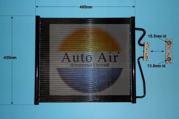 Auto Air Gloucester 16-9693 - Конденсатор, кондиціонер autocars.com.ua