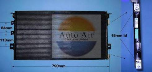 Auto Air Gloucester 16-9746 - Конденсатор, кондиціонер autocars.com.ua