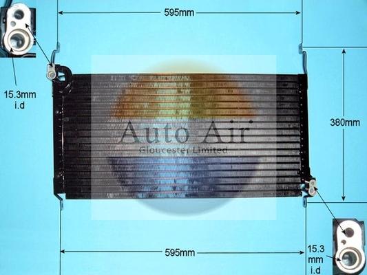 Auto Air Gloucester 16-9772 - Конденсатор, кондиціонер autocars.com.ua