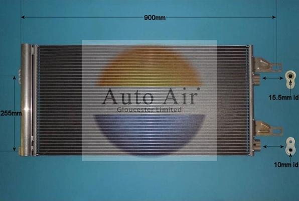Auto Air Gloucester 16-9802 - Конденсатор кондиционера autodnr.net