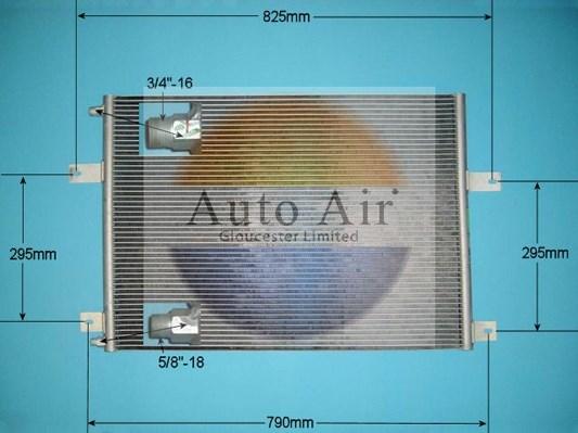 Auto Air Gloucester 16-9930 - Конденсатор, кондиціонер autocars.com.ua