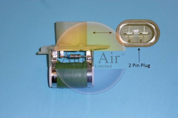 Auto Air Gloucester 20-0011 - Додатковий резистор, вентилятор кондиціонера autocars.com.ua