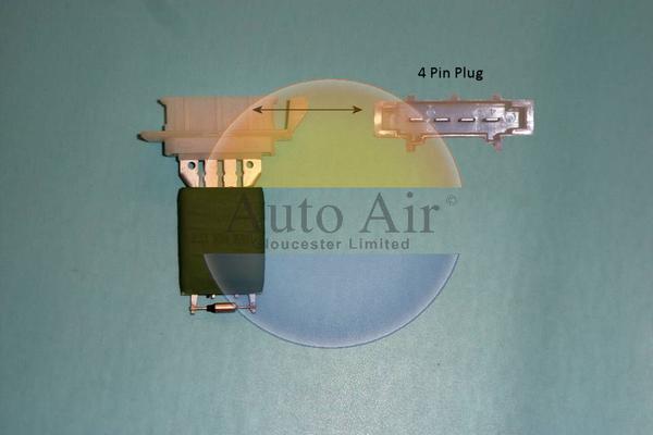 Auto Air Gloucester 20-0069 - Додатковий резистор, вентилятор кондиціонера autocars.com.ua