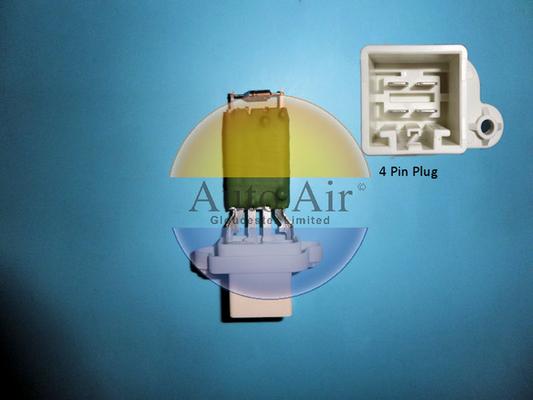 Auto Air Gloucester 20-0083 - Додатковий резистор, вентилятор кондиціонера autocars.com.ua
