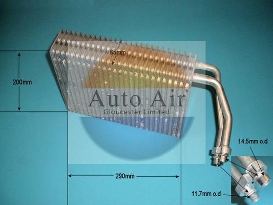 Auto Air Gloucester 21-0018 - Испаритель, кондиционер autodnr.net