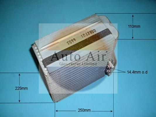 Auto Air Gloucester 21-0083 - Випарник, кондиціонер autocars.com.ua