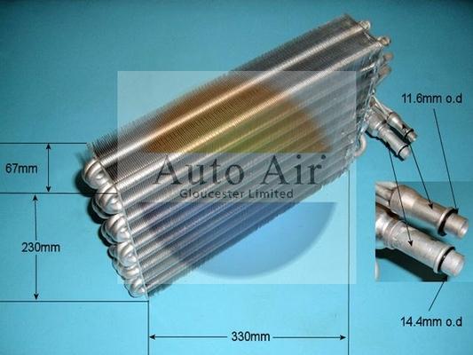 Auto Air Gloucester 21-0096 - Испаритель, кондиционер autodnr.net