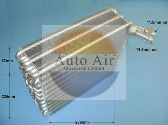 Auto Air Gloucester 21-5608 - Випарник, кондиціонер autocars.com.ua