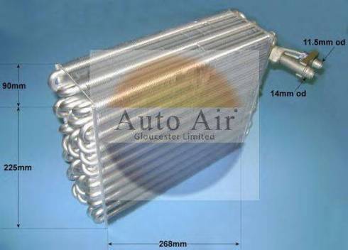 Auto Air Gloucester 21-5623 - Випарник, кондиціонер autocars.com.ua