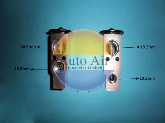 Auto Air Gloucester 22-5708 - Розширювальний клапан, кондиціонер autocars.com.ua