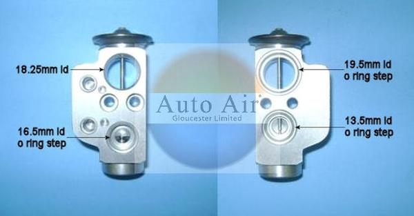 Auto Air Gloucester 22-8617 - Розширювальний клапан, кондиціонер autocars.com.ua