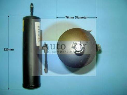 Auto Air Gloucester 31-5840 - Осушувач, кондиціонер autocars.com.ua