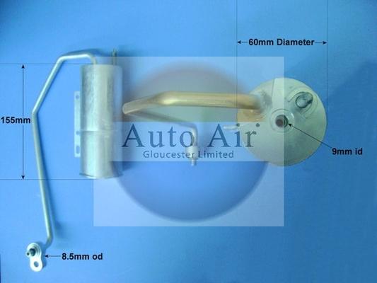 Auto Air Gloucester 31-9015 - Осушувач, кондиціонер autocars.com.ua