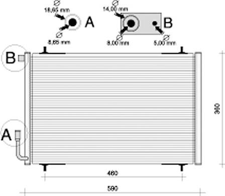 Autoclima 30311329CP - Конденсатор, кондиціонер autocars.com.ua